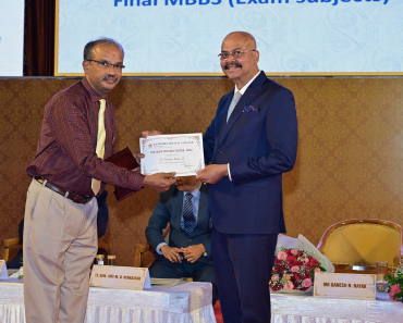 Dr. SRB conducting a surgical with students